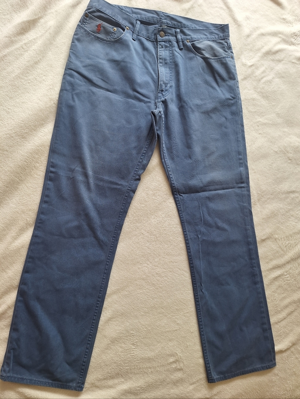 Polo Ralph Lauren Men’s Chino Pants Sun-Faded Blue Size 36x32 (True to Size)